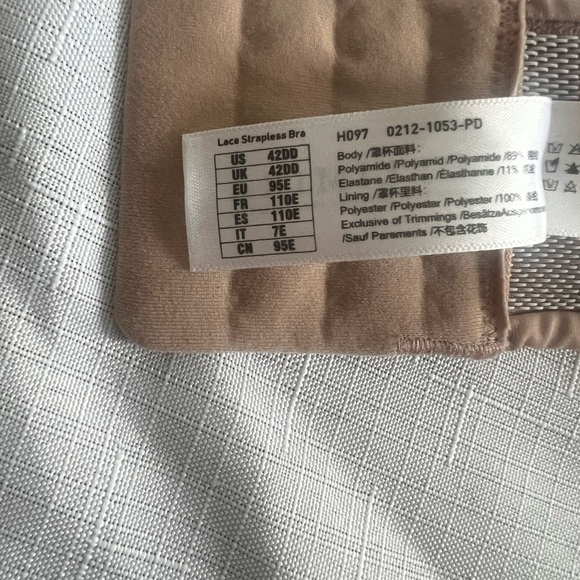 DELIMIRA Women's Plunge Push-Up Strapless Bra - 42E (DD) - Picture 11 of 11